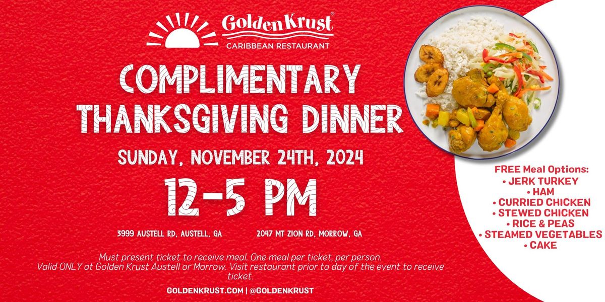 Golden Krust Thanksgiving Dinner