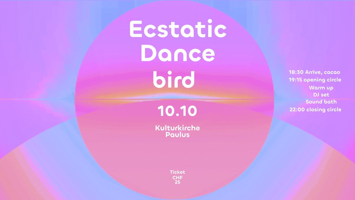 Ecstatic Dance Bird