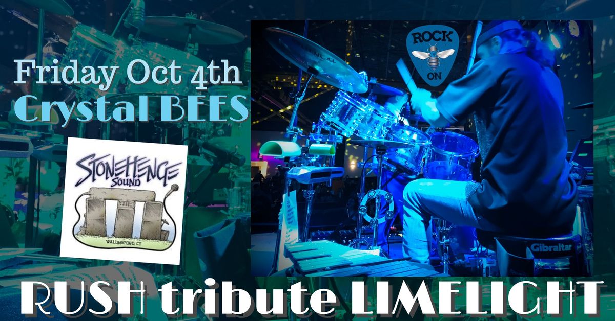 RUSH tribute Limelight at Crystal BEES