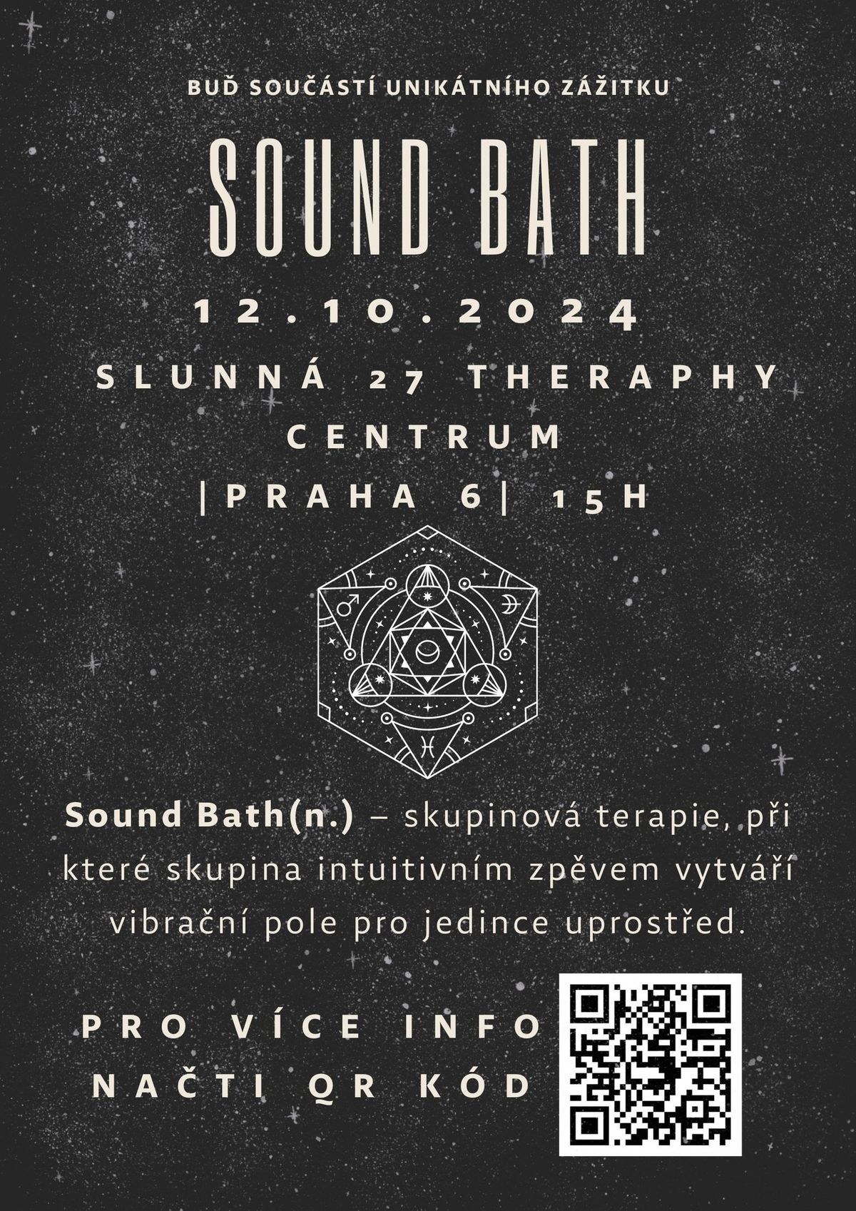 Sound Bath Experience | 29.11 | Slunn\u00e1 27 Praha