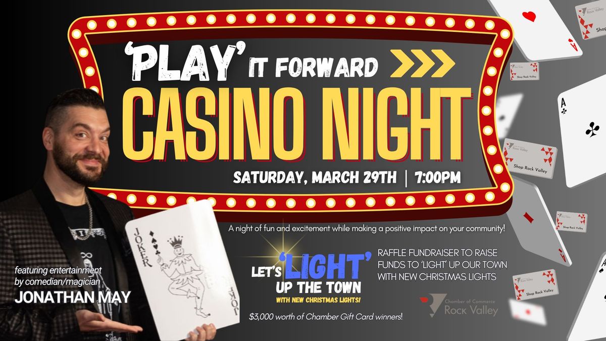 'PLAY' It Forward: Casino Night!