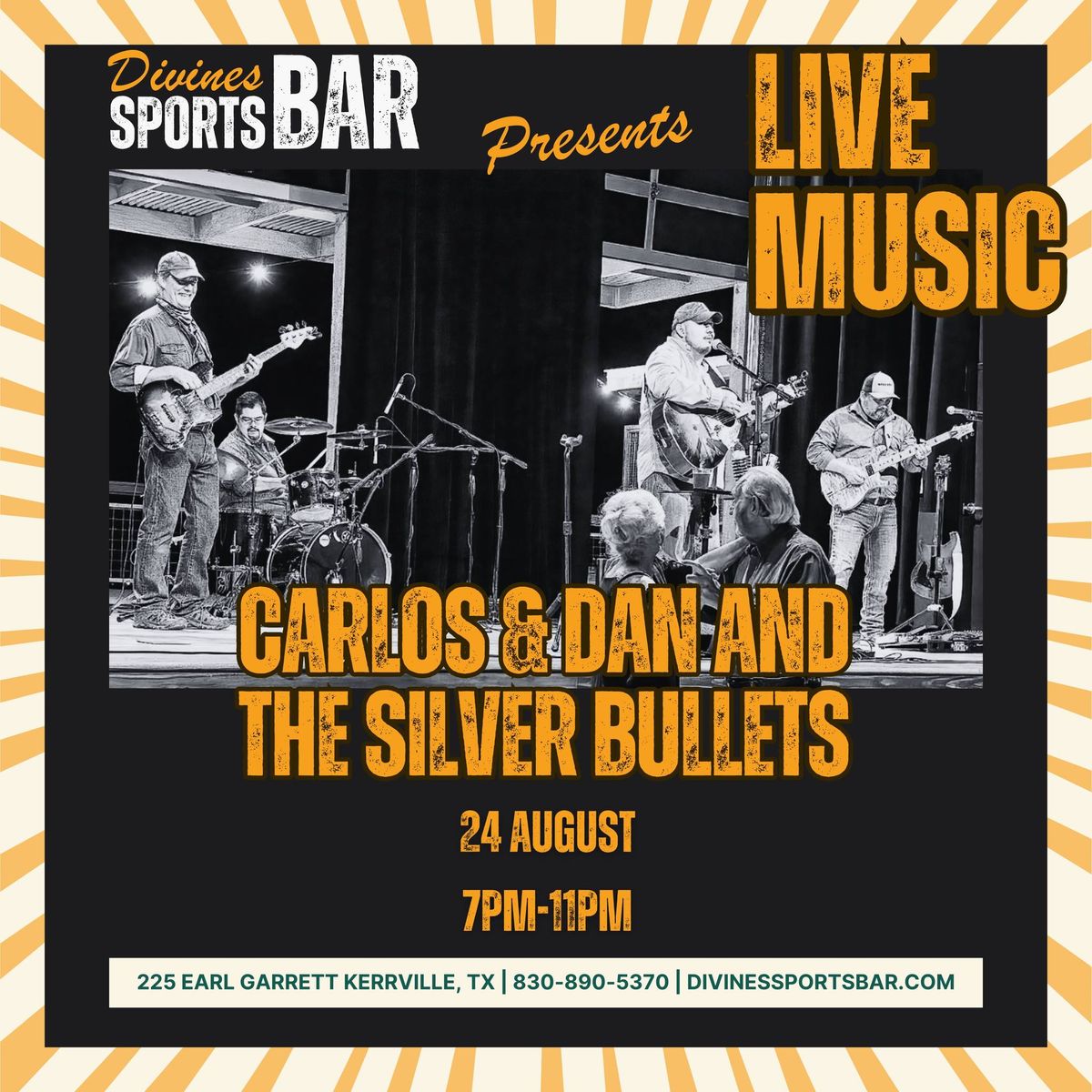 Carlos and Dan the Silver Bullets Live at Divine's Sports Bar