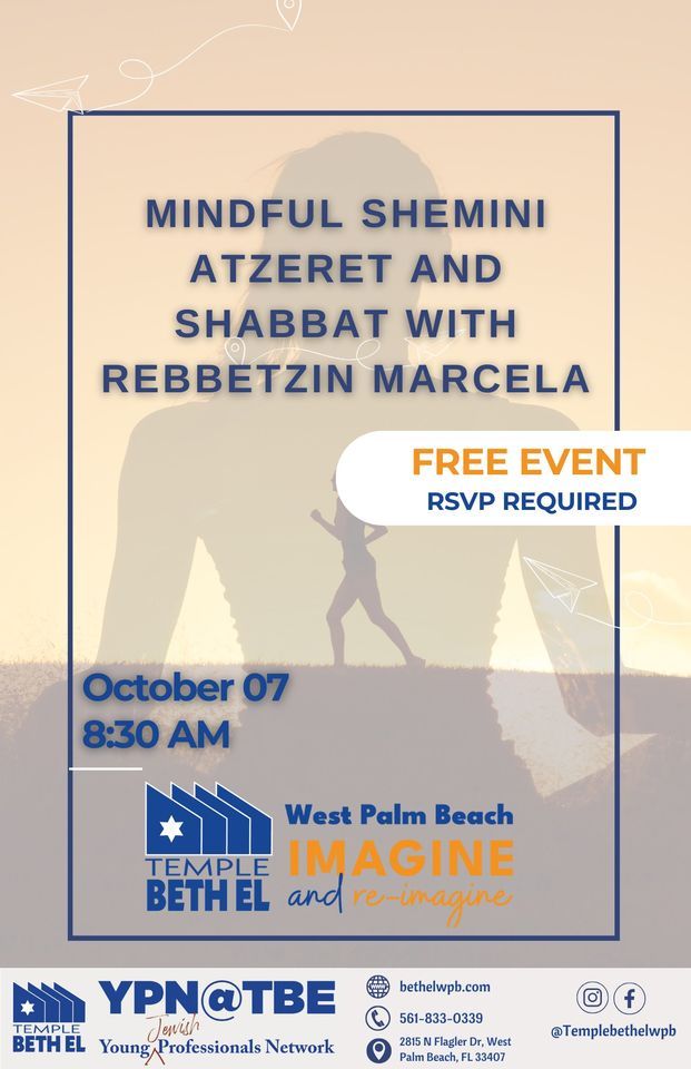 Mindful Shemini Atzeret and Shabbat with Rebbetzin Marcela