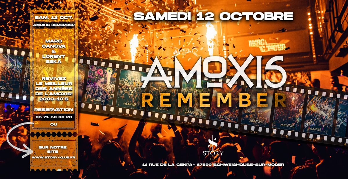 \u274cAMOXIS REMEMBER \u274c - SAMEDI 12 OCTOBRE