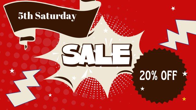 5TH Saturday Sale\/ Small Business Saturday