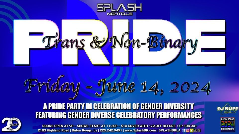 Trans & Non-Binary Pride