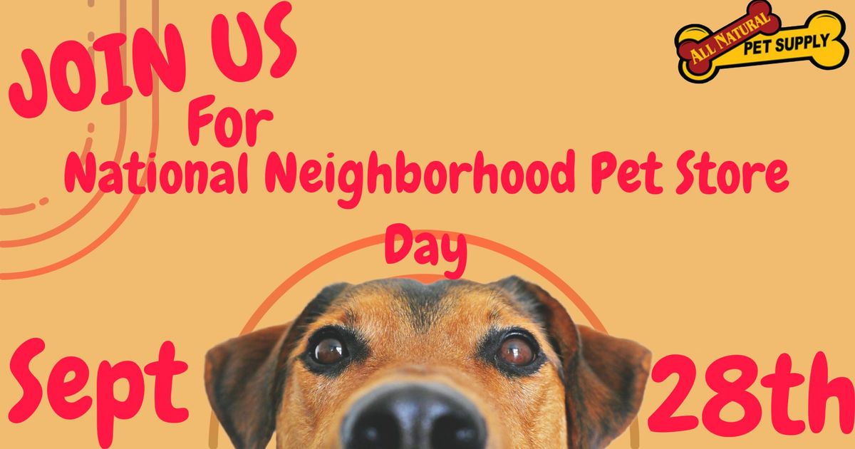 Celebrate Neighborhood Pet Store Day