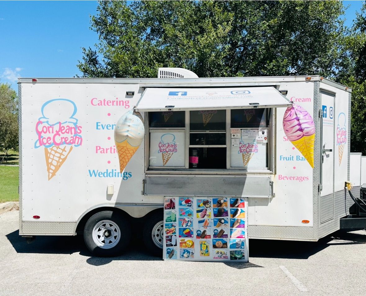 Cori Jean Ice Cream Serving at Homestead Community Pool!