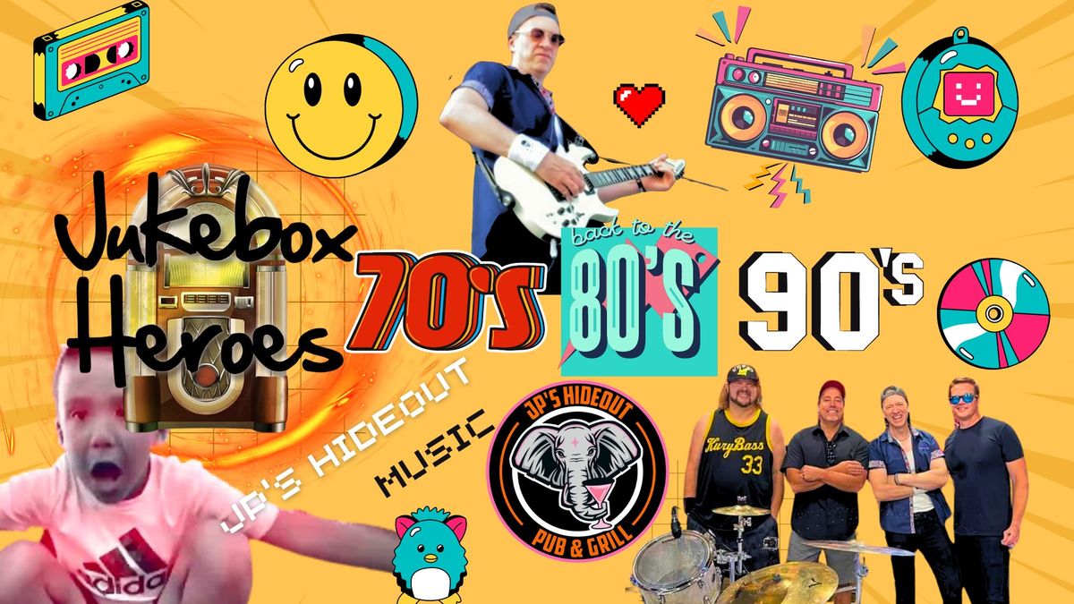 Jukebox Heroes 70-90's Full Band Rock at JP's Hideout | Suburban rock n Fun | Take Request