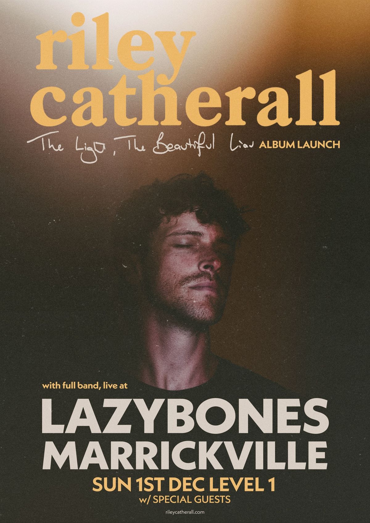 Lvl 1 - Riley Catherall w band + Special Guests 