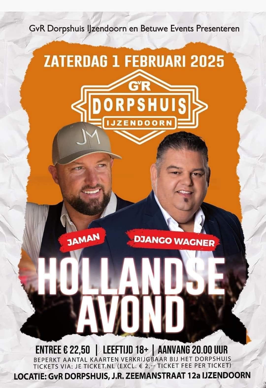 Hollandse Avond 1 Februari 