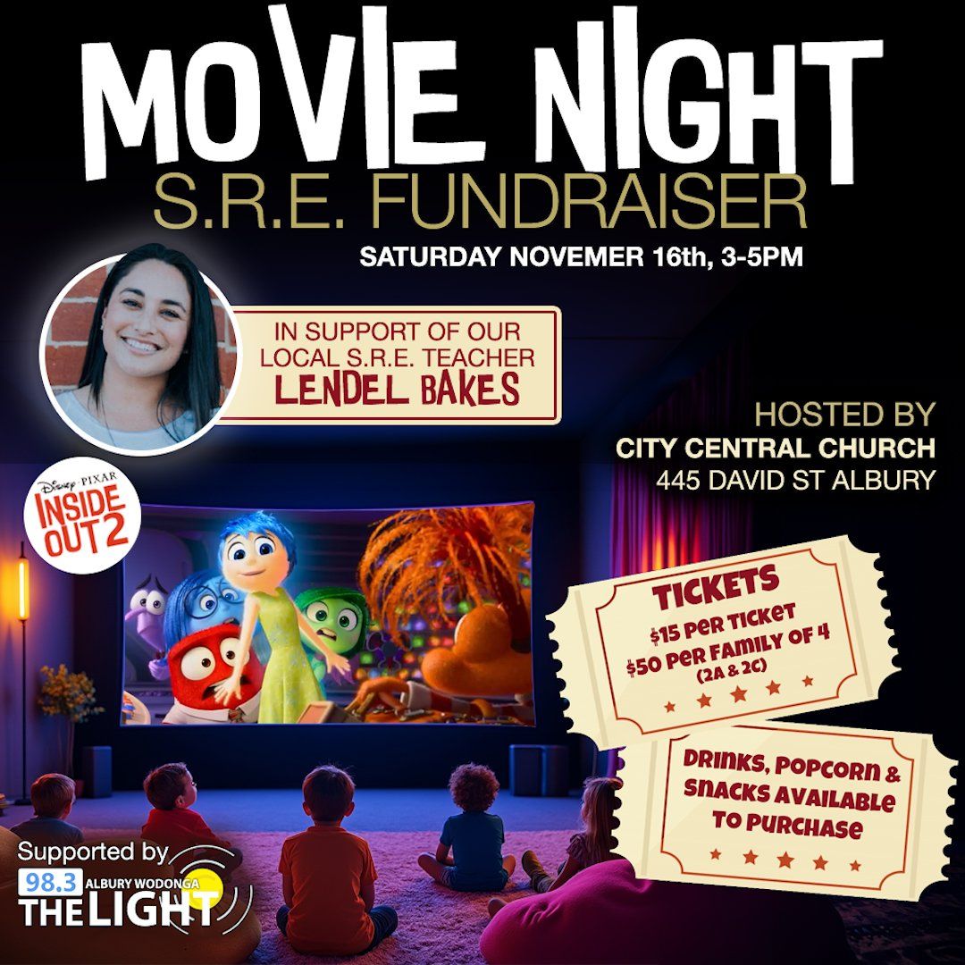 S.R.E. FUNDRAISER - MOVIE NIGHT!