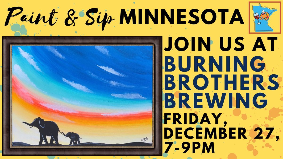 December 27 Paint & Sip at Burning Brothers Brewing