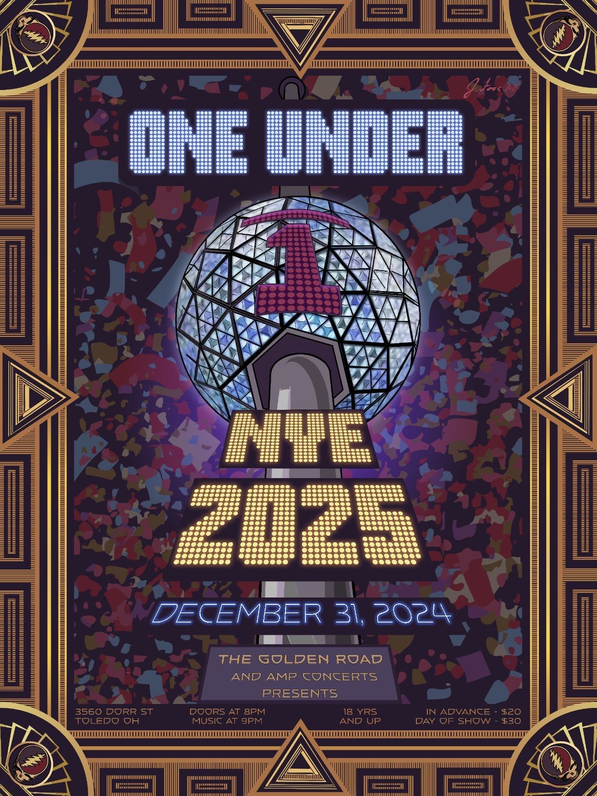 New Year's Eve with "One Under"  