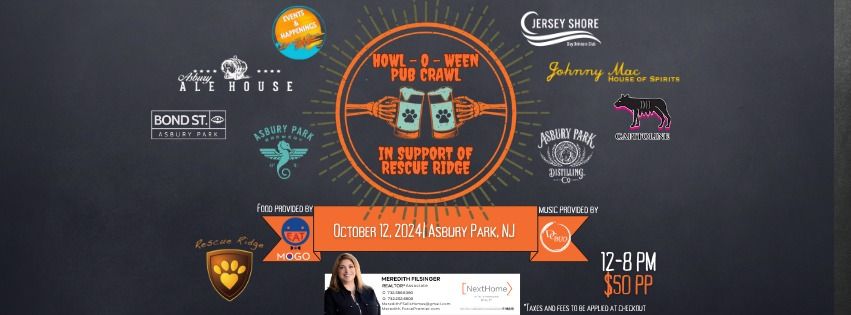 Canceled EHMO & JSDDC HOWL-O-WEEN PUB CRAWL IN SUPPORT OF RESCUE RIDGE ANIMAL RESCUE