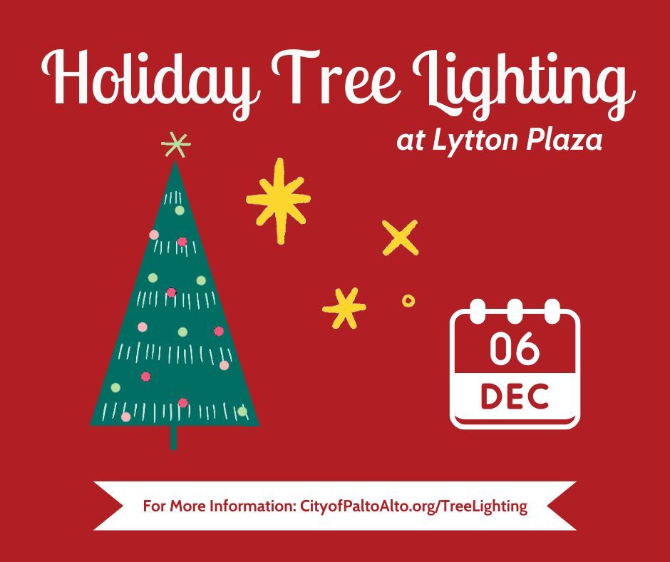 Holiday Tree Lighting at Lytton Plaza