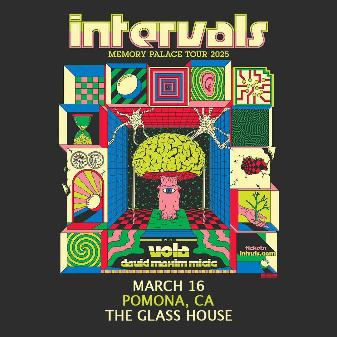 Intervals: Memory Palace Tour - The Glass House Pomona