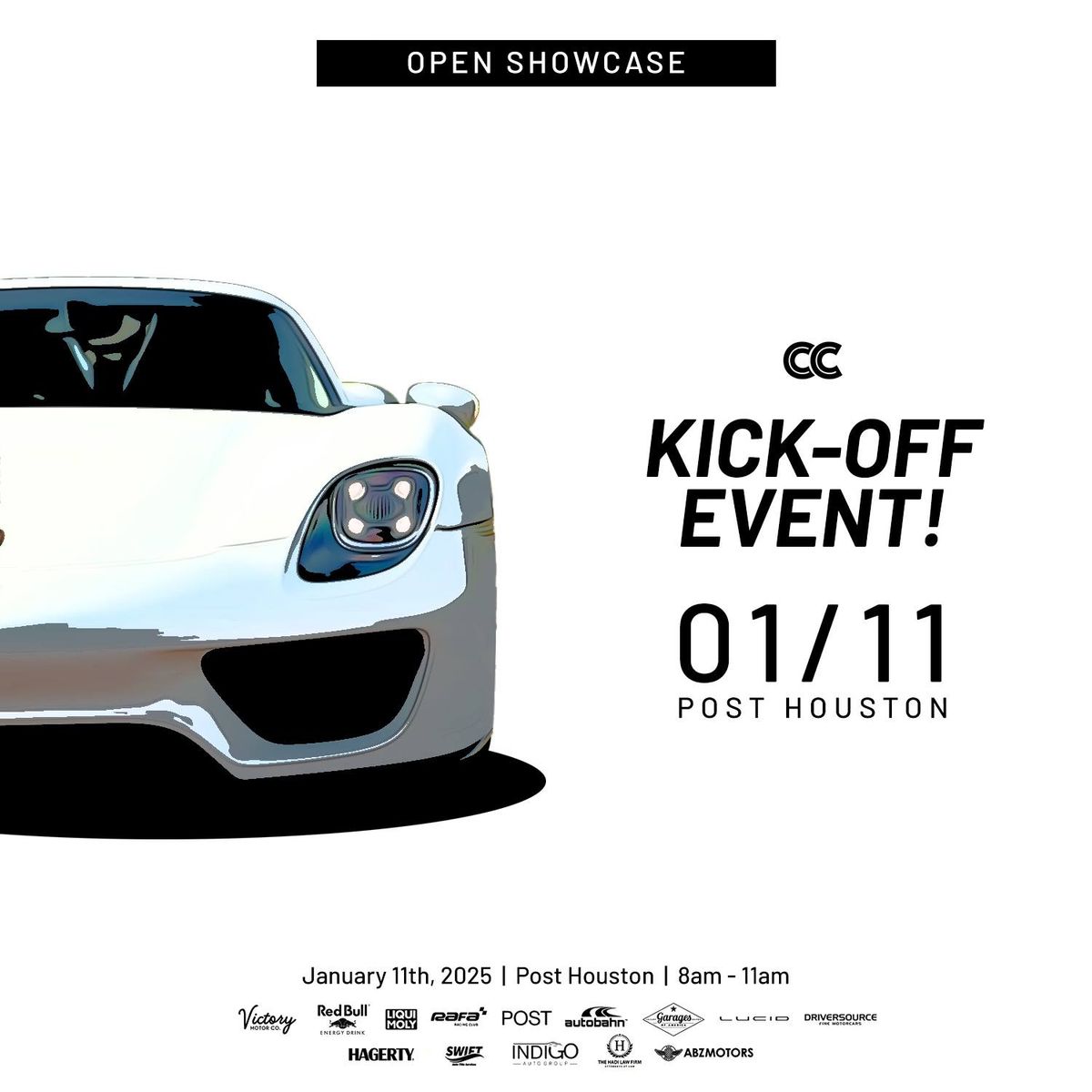 Coffee & Cars Kick-Off Event | January 11