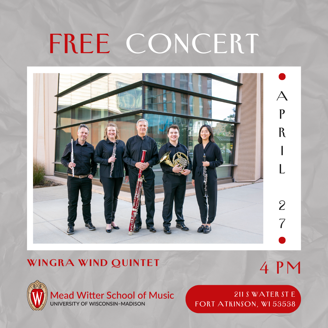 Wingra Wind Quintet at Arts Council of South Wood Cty
