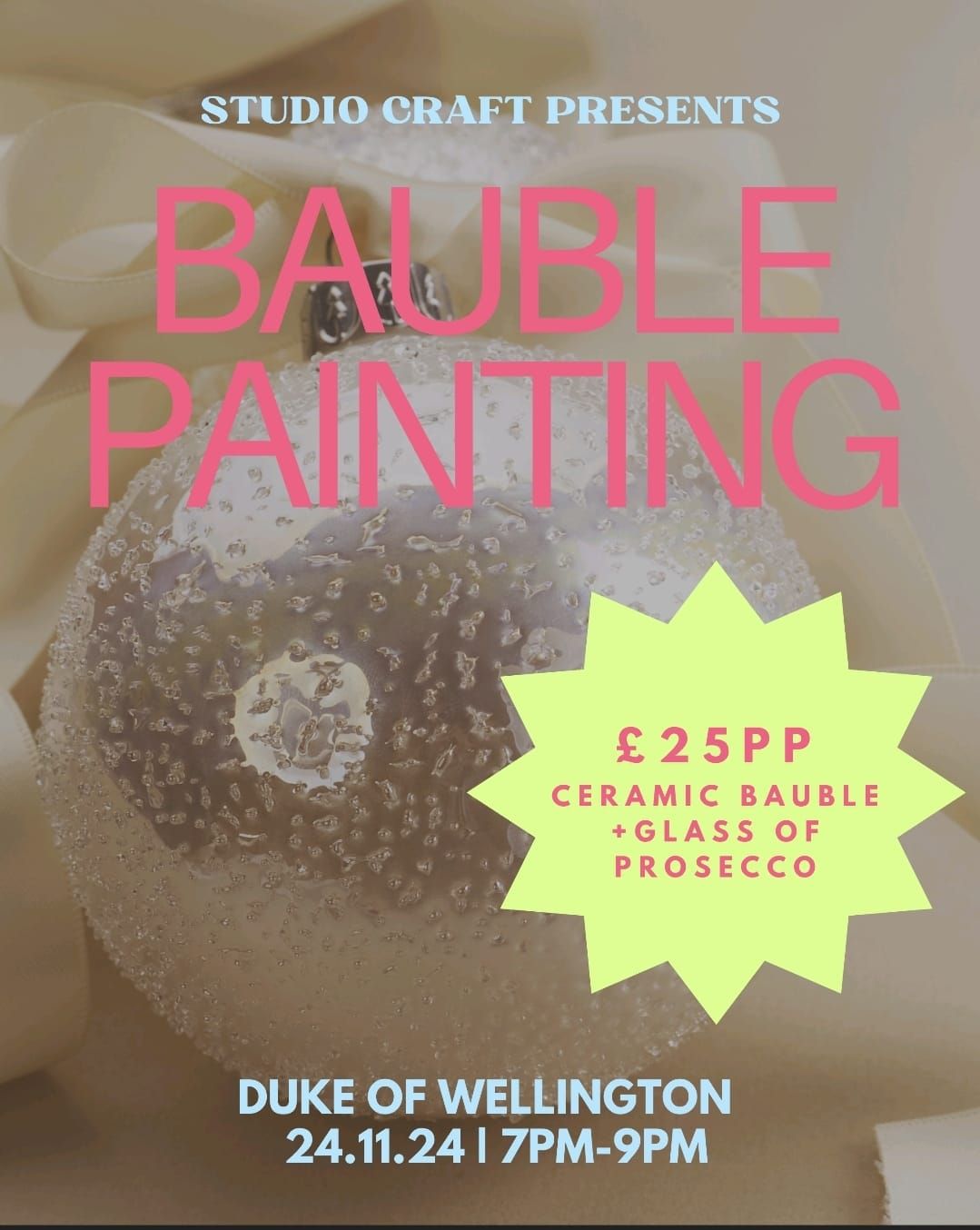 Bauble Painting with Studio Craft