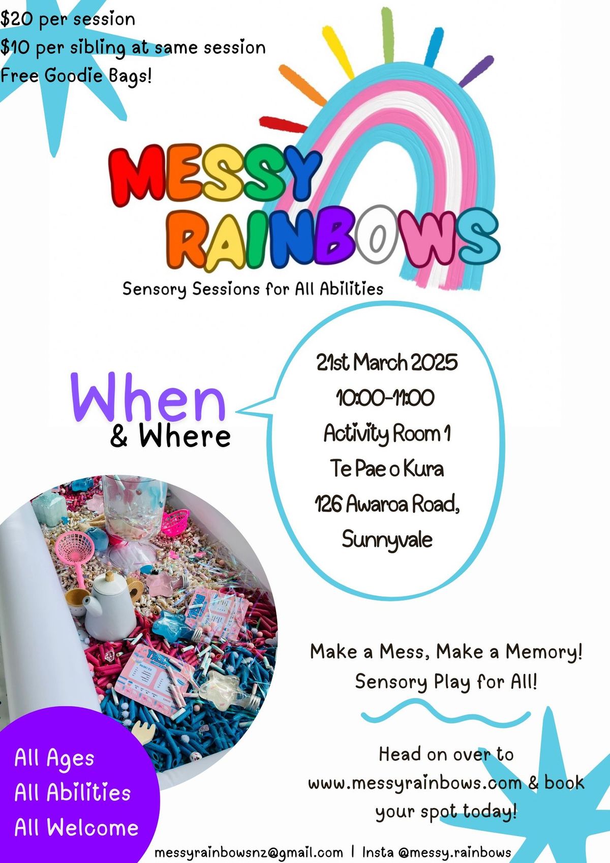 Messy Rainbows Mad Hatter Session