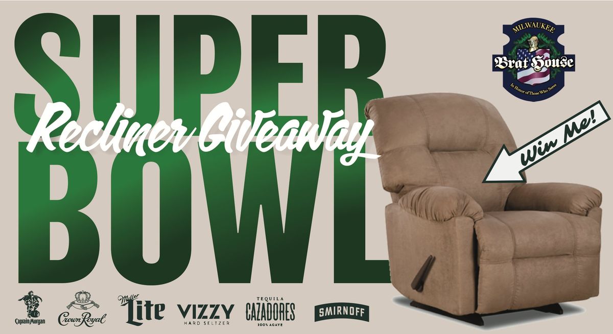 Super Bowl Recliner Giveaway