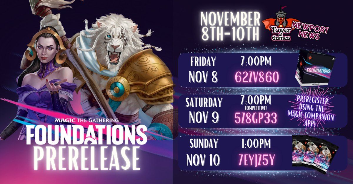 MTG Foundations Prerelease