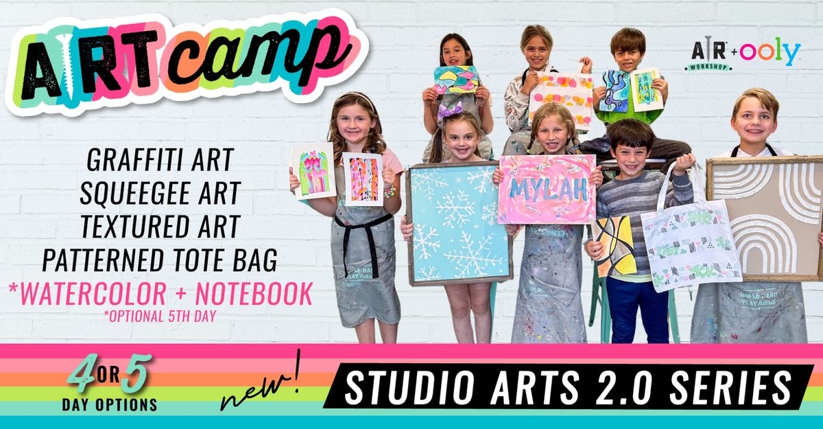 MORNING YOUTH SUMMER ART SESSION - THE STUDIO ARTS 2.0 SERIES