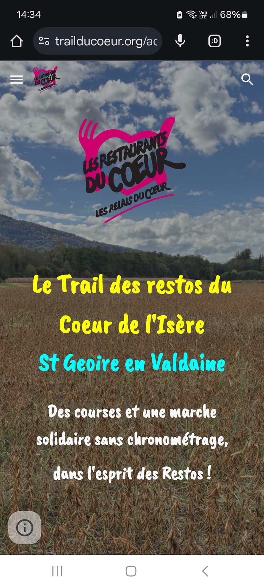 Trail des Restos du Coeur