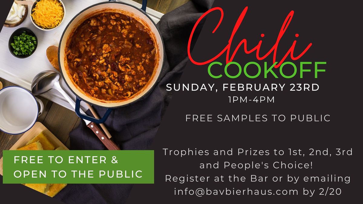 ANNUAL CHILI COOK OFF 