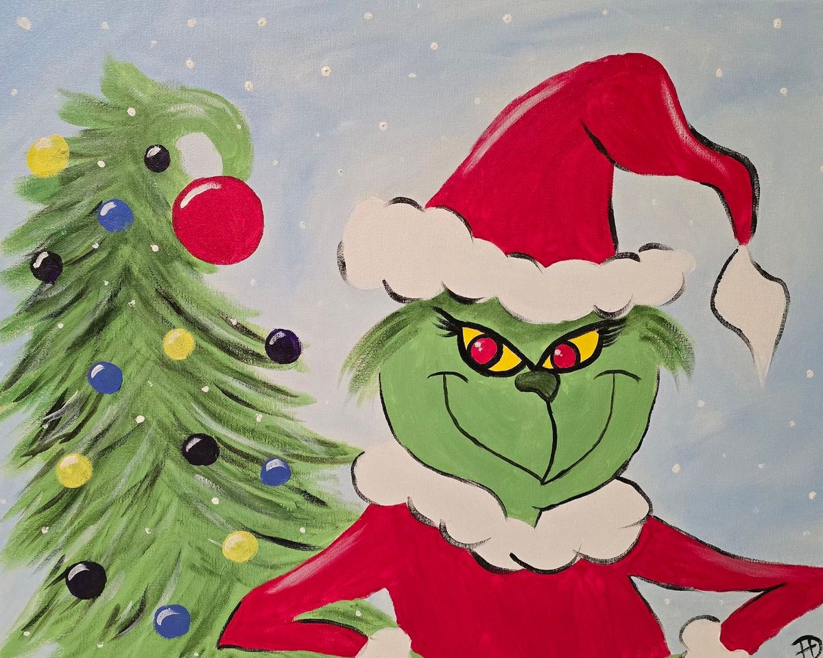 Grinch - Sip & Paint