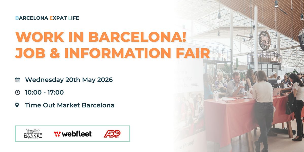 WORK IN BARCELONA! JOB & INFORMATION FAIR