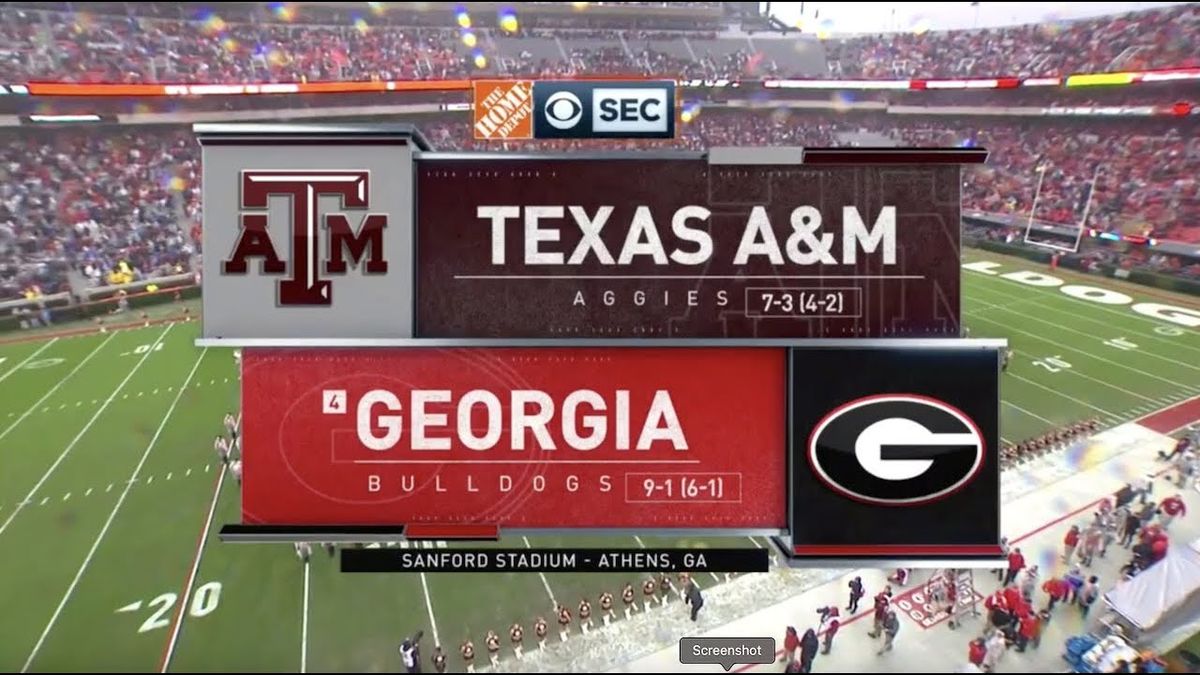 Texas A&M Aggies vs. Georgia Bulldogs