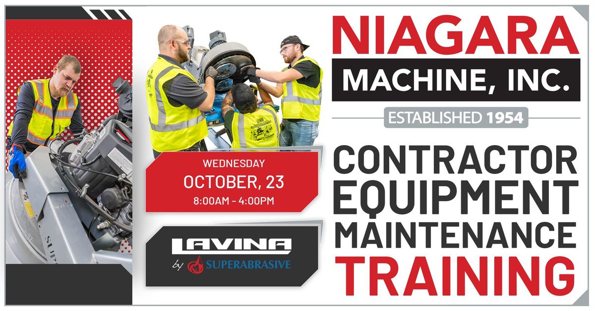 Contractor Equipment Maintenance Training with Lavina by Superabrasive