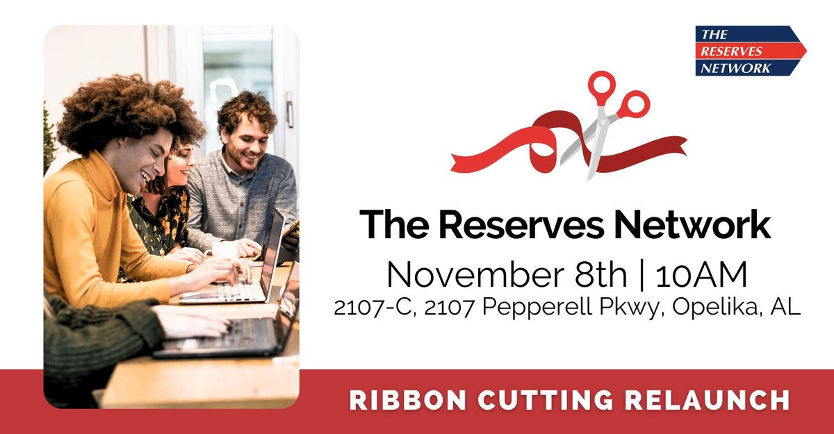 Ribbon Cutting Relaunch: The Reserves Network