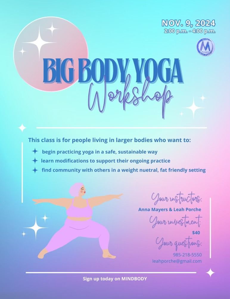 Big Body Yoga Workshop