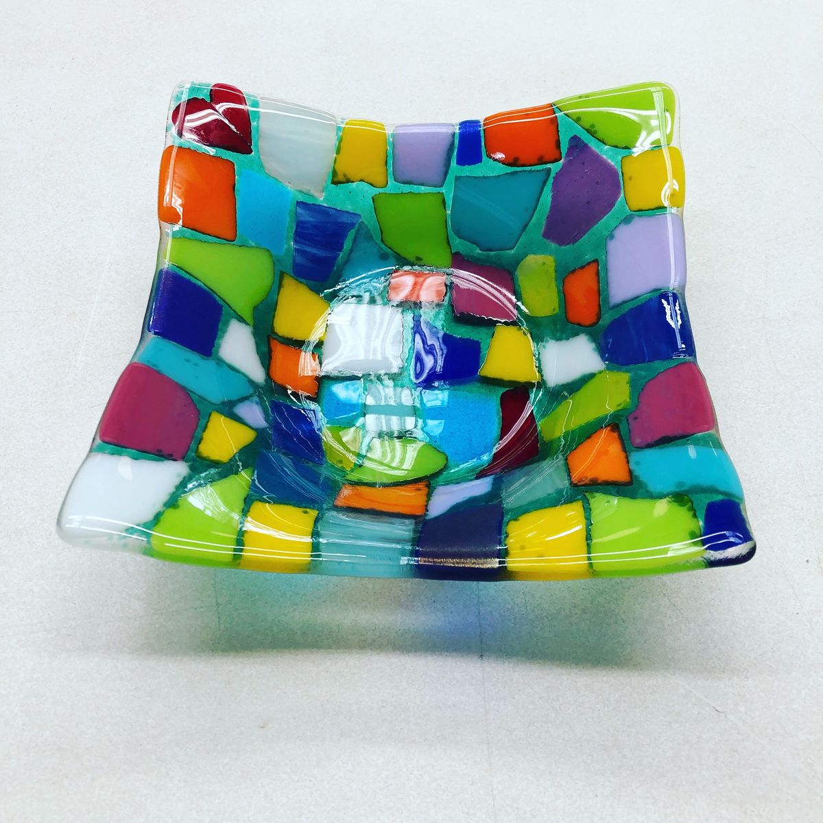 Fused Glass Plate or Bowl