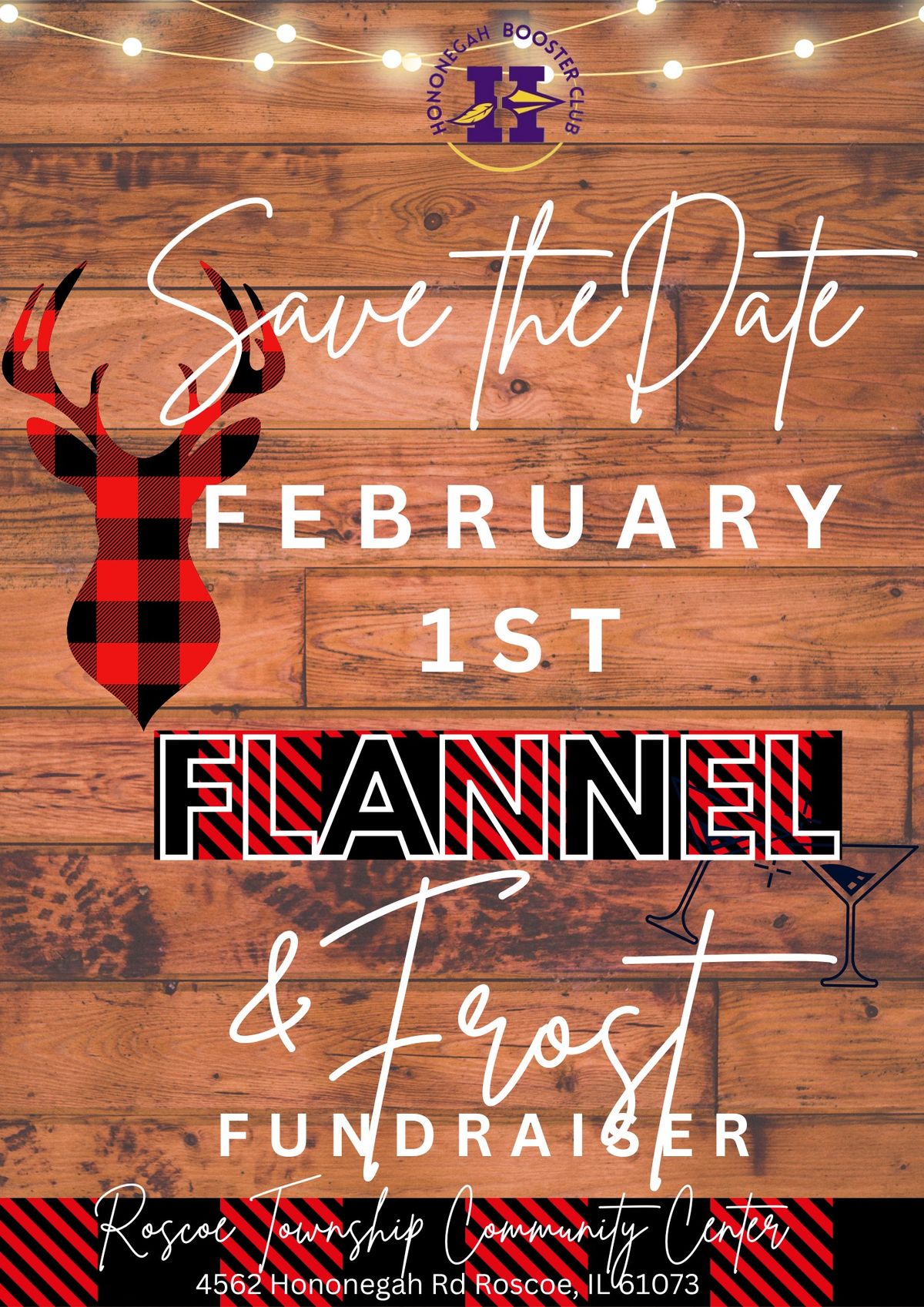 **SAVE THE DATE For Flannel & Frost Fundraiser**