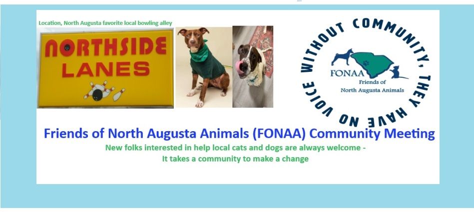 Friends of North Augusta Animals Community Meeting