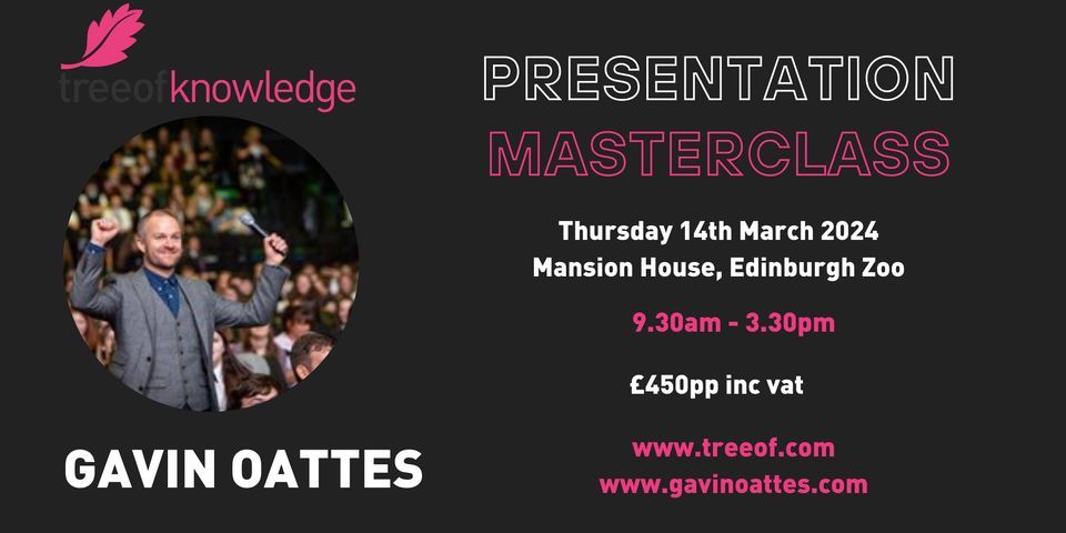Presentation Masterclass with Gavin Oattes