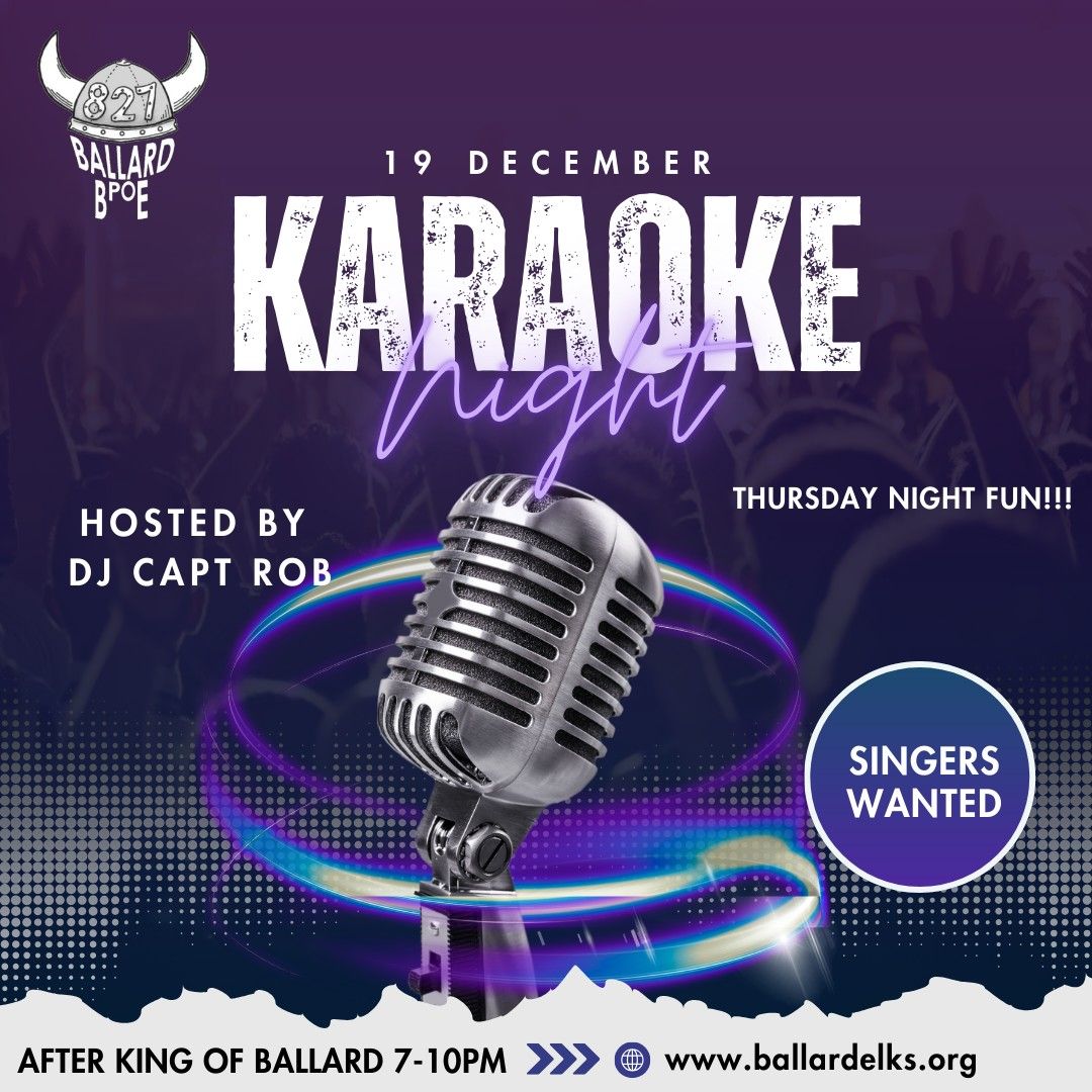 Karaoke December 19th