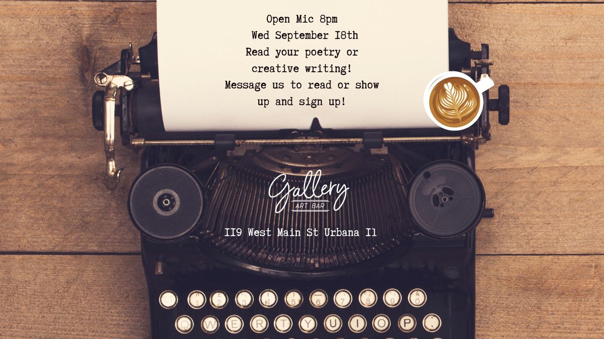 Poetry Open Mic at Gallery