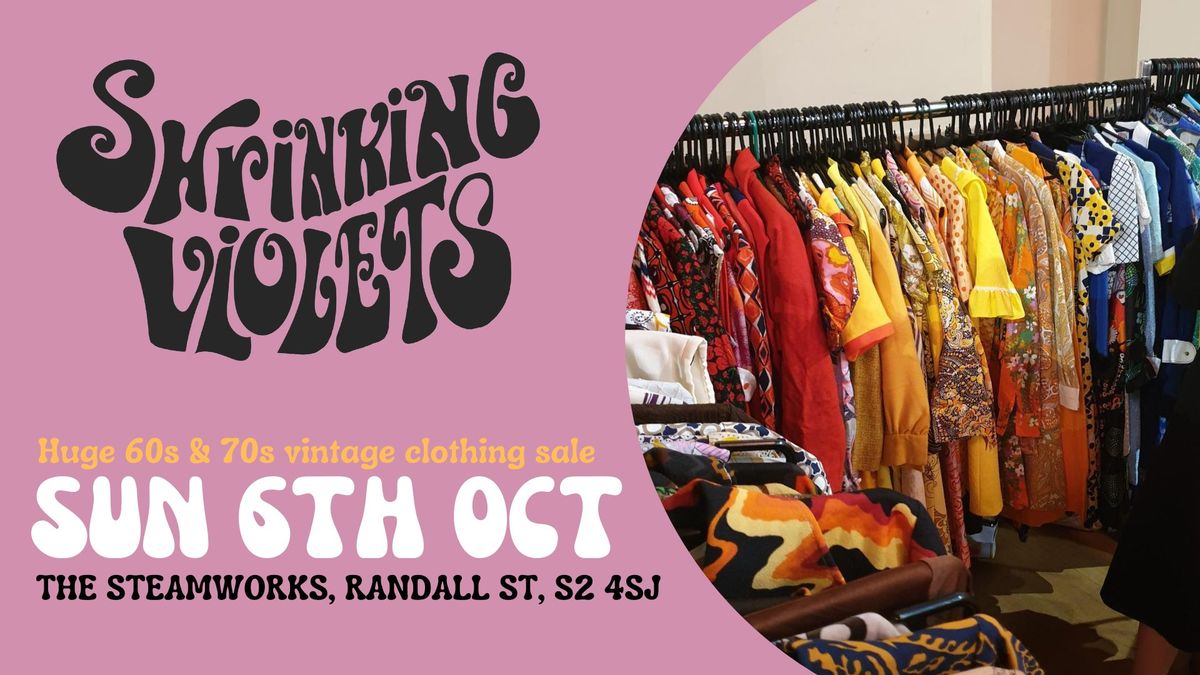 New date - Sheffield 60s & 70s Vintage Clothing Pop Up