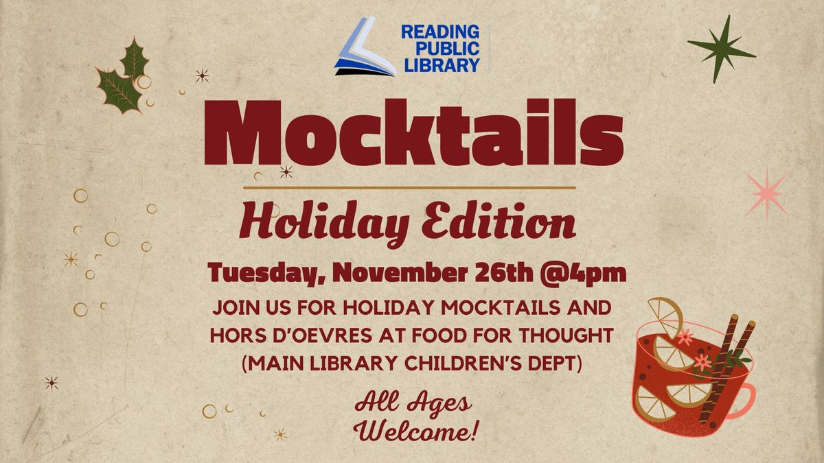 Holiday Mocktail Party for All Ages