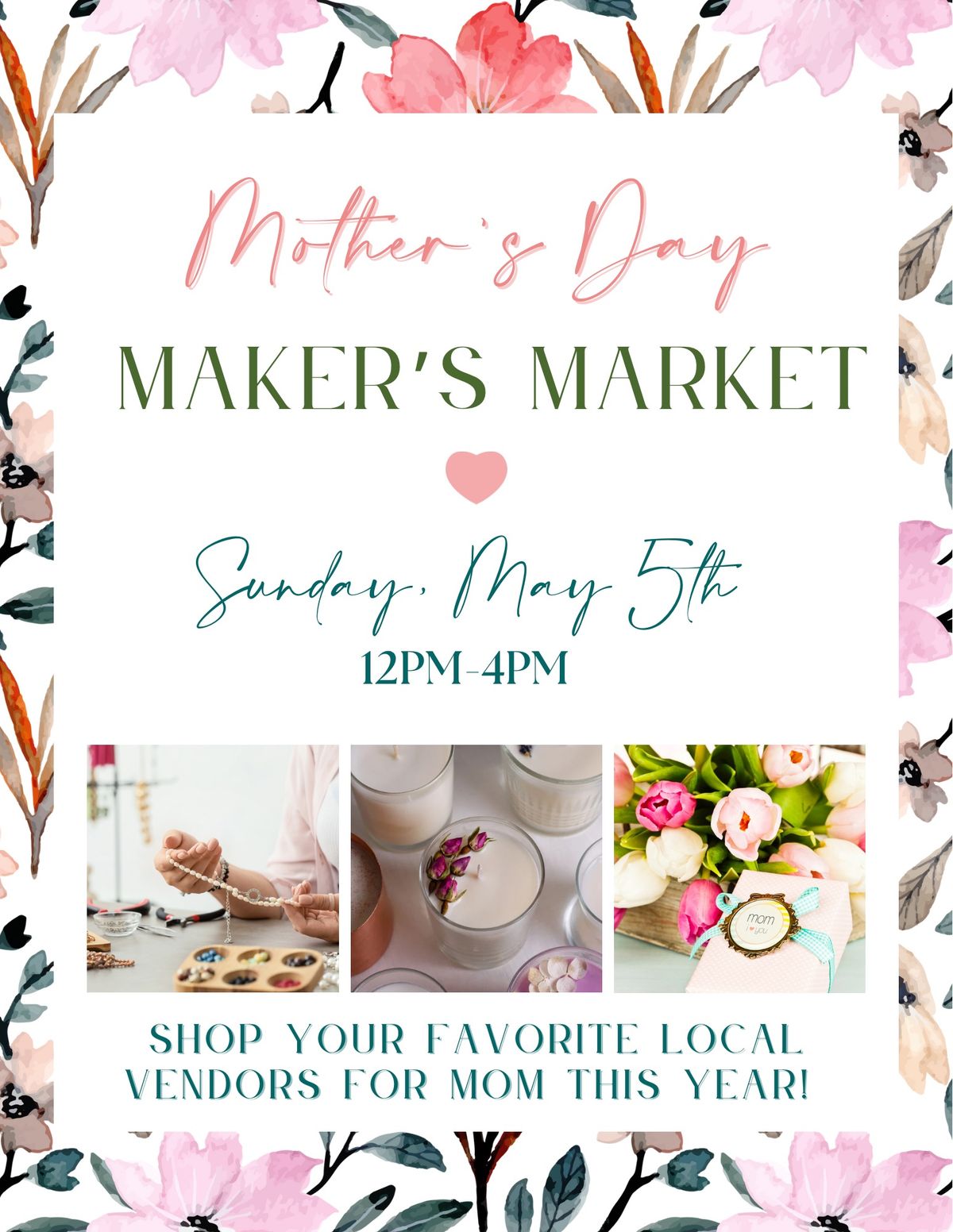 Mother\u2019s Day Makers Market!