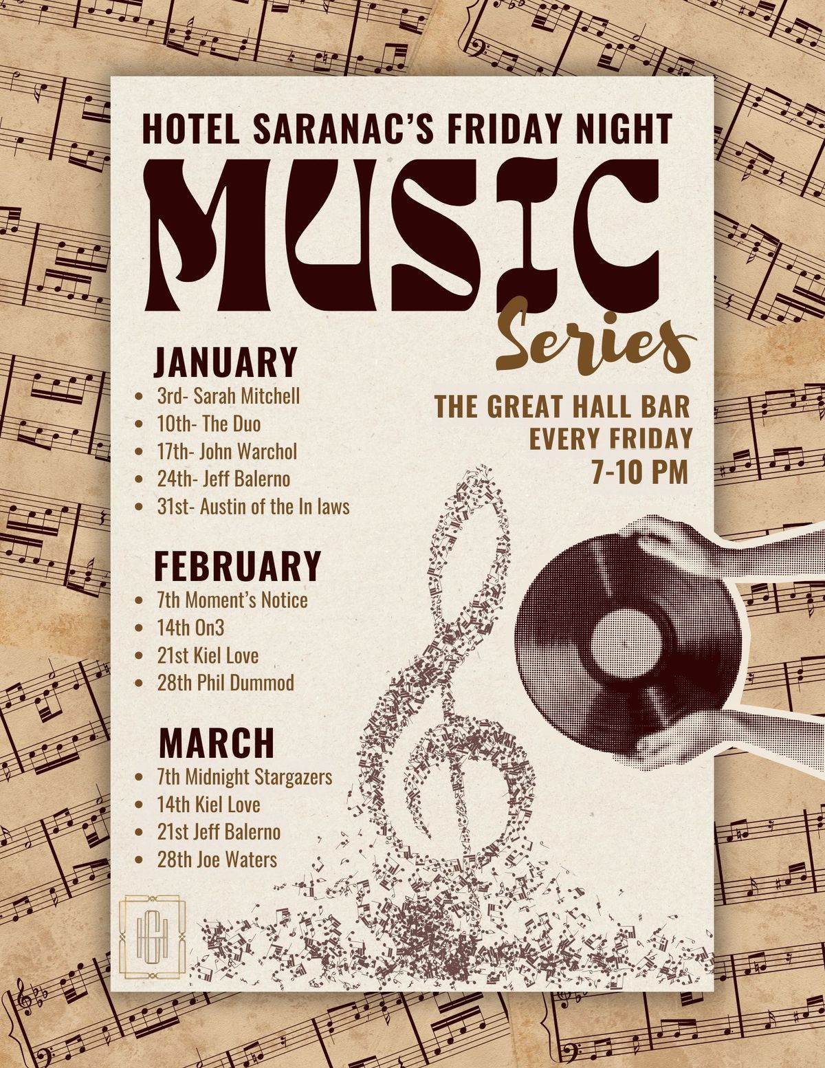 Hotel Saranac's Friday Night Music Series