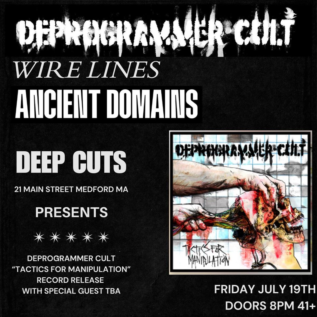 Deprogrammer Cult \/ Wire Lines \/ Ancient Domains