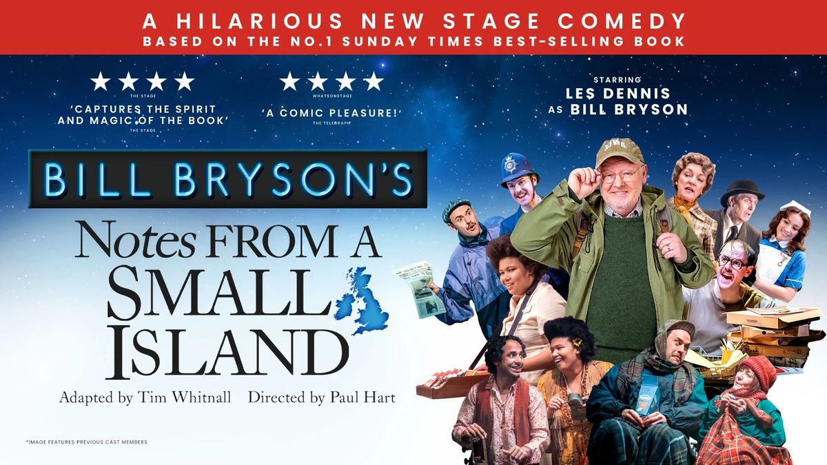 Bill Bryson's Notes From a Small Island Live at Theatre Royal Glasgow