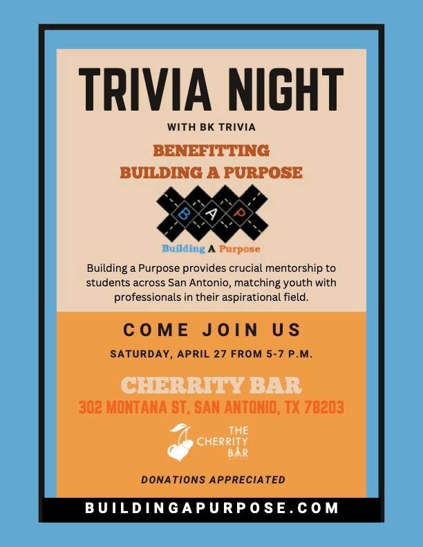 Trivia Night with BK Trivia presented by Building a Purpose