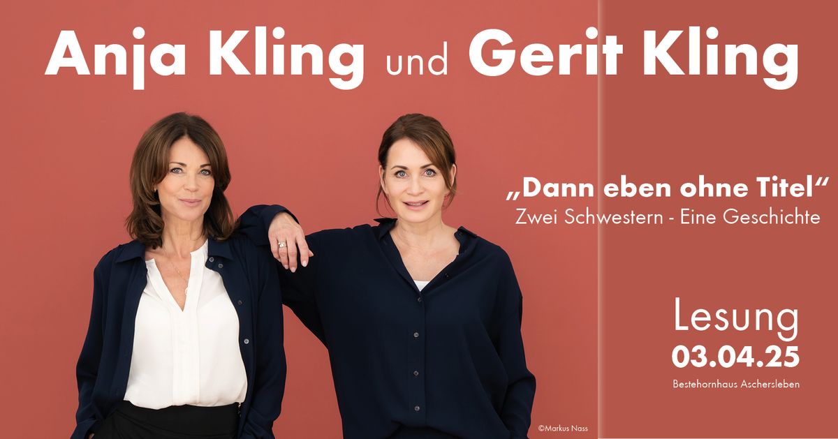 Lesung mit Anja und Gerit Kling | 03.04.